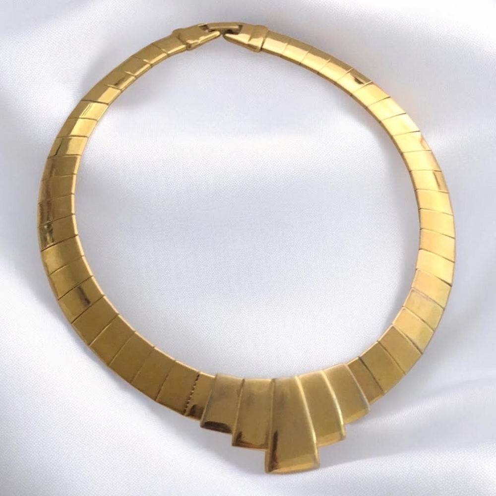 Vintage Napier Steeped Geometric Necklace